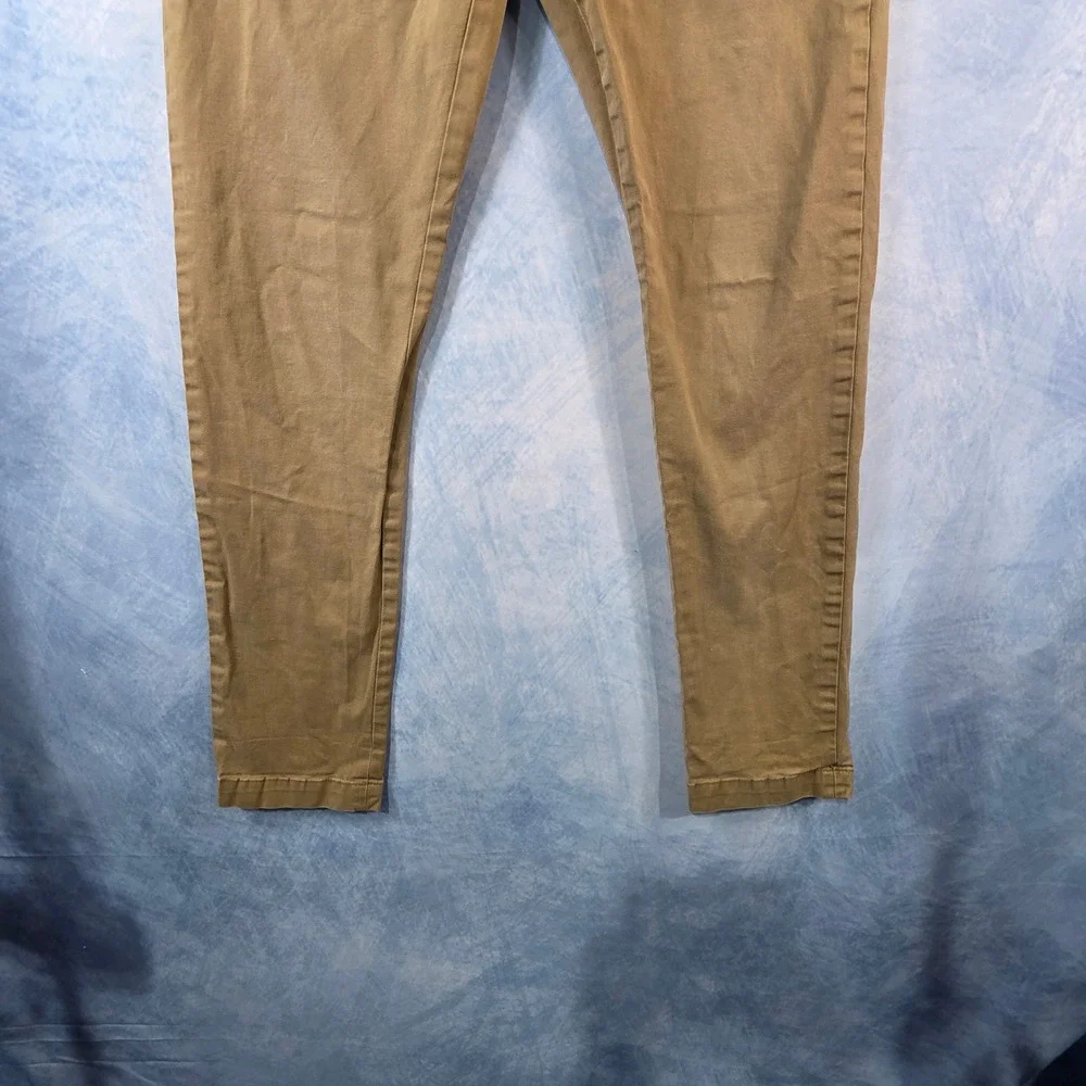 Banana Republic Fulton Skinny Chino Pants Mens 31x32‎ Khaki Tan Cotton Casual